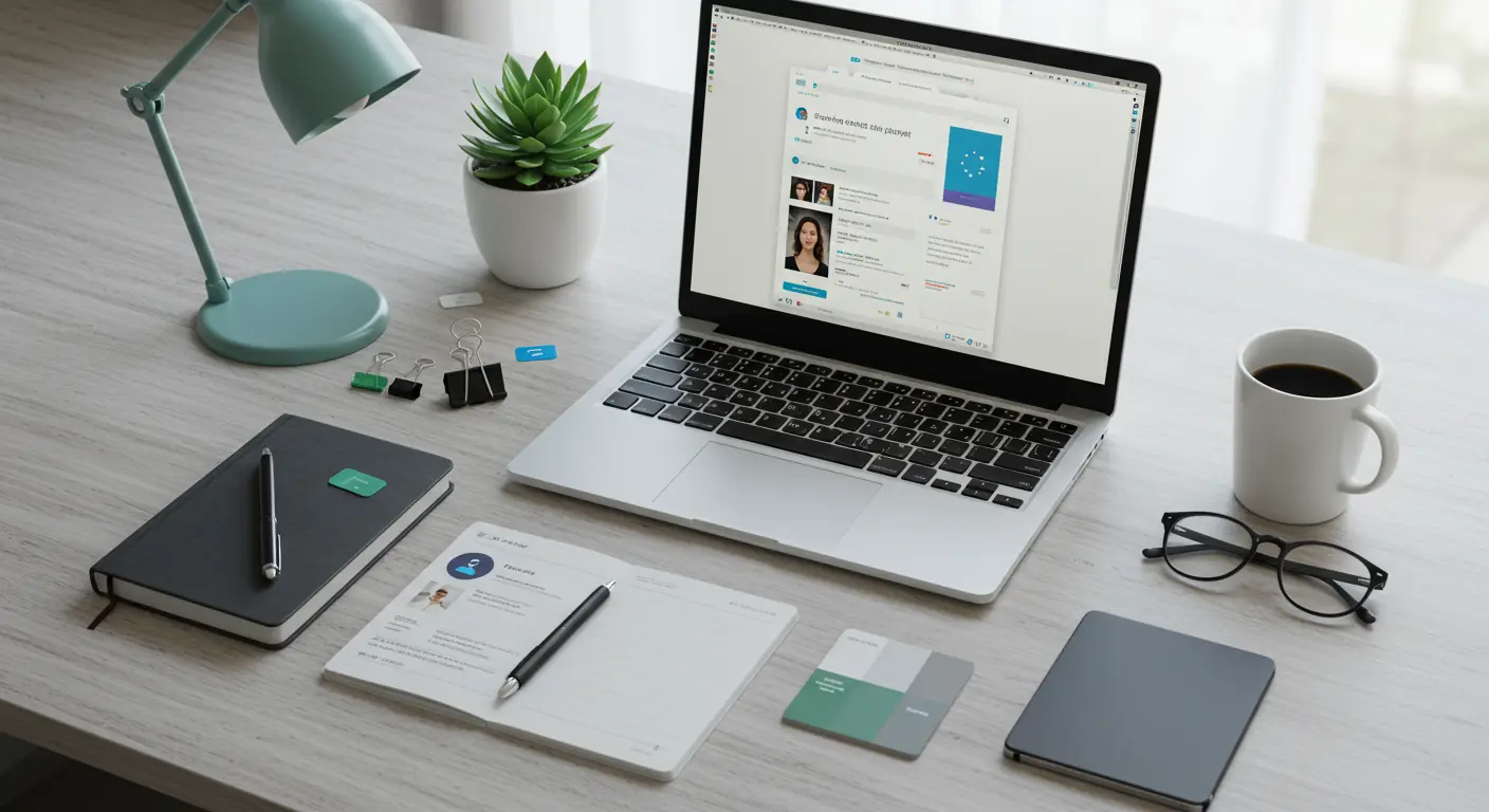 Organized and intelligent workspace background